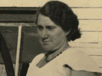 Alice Boland spinning wool