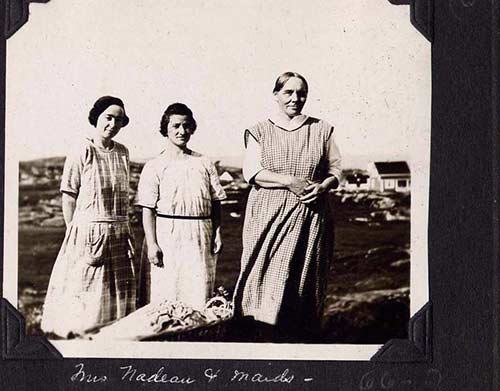 Mrs.Nadeau and maids