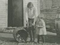 spreading caplin with child