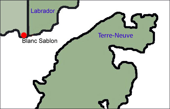 Plan des sections locales du Labrador
