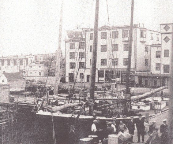 Rear view of Fishermen's Union Trading Company premises.