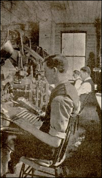 Linotype operators (newspaper) — A. King, S. James, P. Skanes.