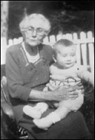 Mary Coffin et son petit-fils David Best