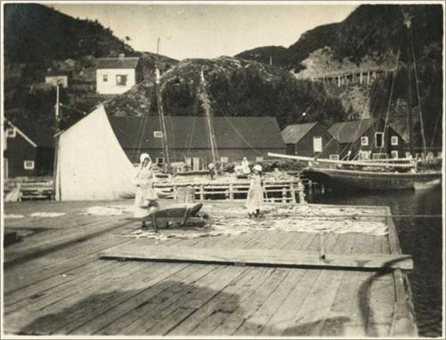 Typical Corner of a 'room' at Gaultois, NF, ca. 1925
