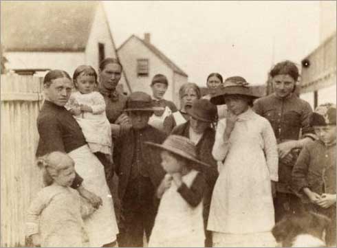 Group at Petty Harbour, 1886