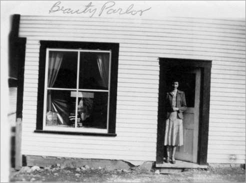 Minnie P. Beauty Salon, Lewisporte, ca. 1950