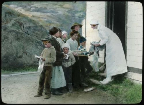 Exchanging Handicrafts for Clothing, ca 1939