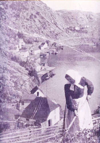 Mrs. Keynes Digging Potatoes, 1913