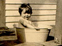 Baby in a Washtub