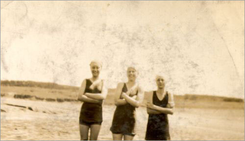 Three Women Swimming, ca. 1932