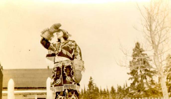 An Inuit Woman Dressed in Traditional Clothing, 1931