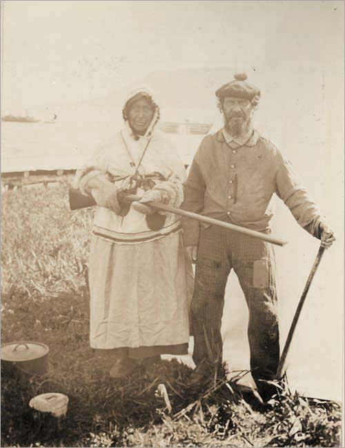 Hannah Michlin with Husband, Rigolet, 1893