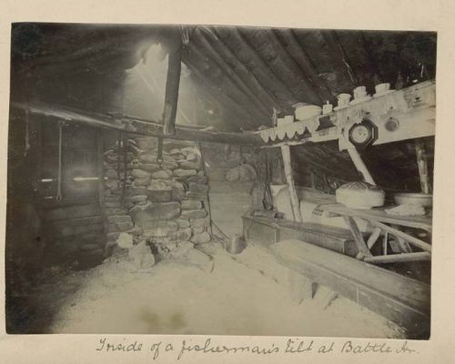 Inside a Fisherman's Tilt at Battle Hr., 1893