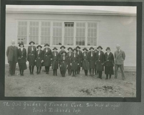 Girl Guides at Flowers Cove, 1932