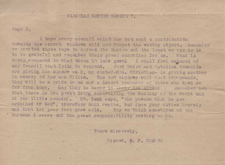 Lettre circulaire no 07. 21 juin 1920, page 2