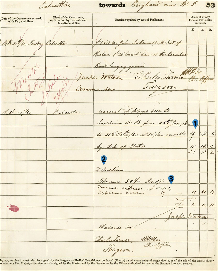 Logbook of the Clarence, 1863