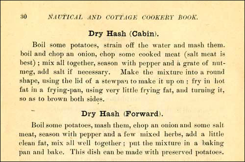 Recipes for Making Hash
