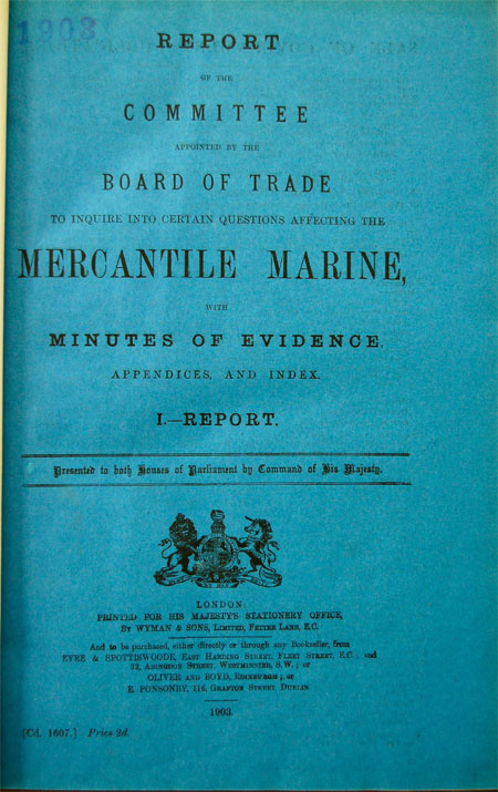 William Martin's Continuous Discharge Book, 1908-11.