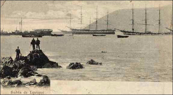 Port of Iquique, c. 1890
