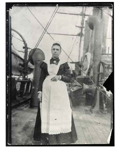 Maria[?] Brown, Stewardess, c. 1880