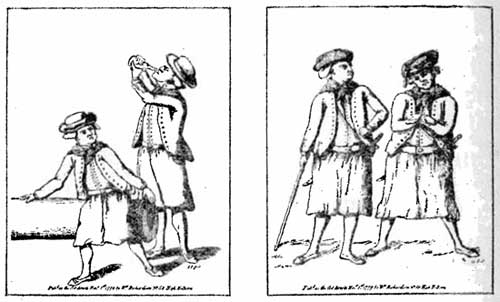 Seafarers in port in the 18th century.