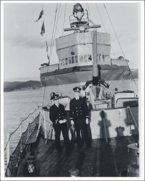 Ens. Danforth and Maddocks, 1941