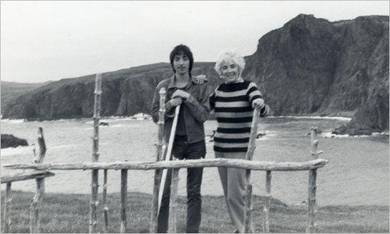 Fred Edwards and Cassie Brown, 1977