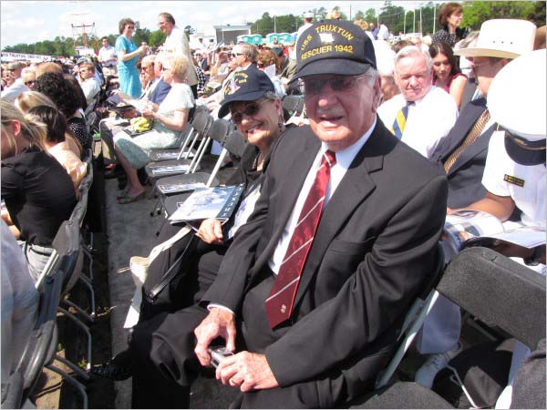Gus Etchegary at Commissioning Ceremony, 2009