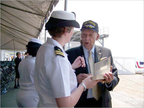 Lanier Phillips signing an autograph, 2007