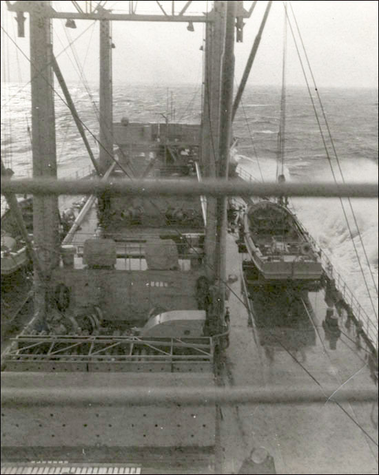 USS Pollux somewhere at Sea, n.d.