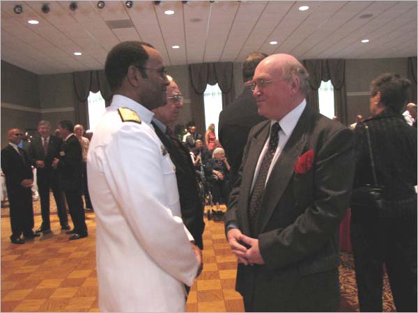 Vice Admiral Melvin William and Wayde Rowsell, 2009