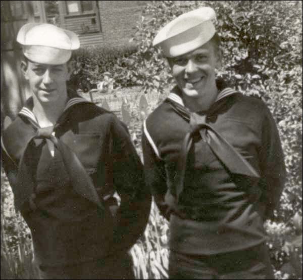 Two crewmen from USS Pollux, n.d.
