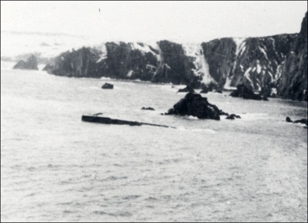 Truxtun Wreckage, 1942