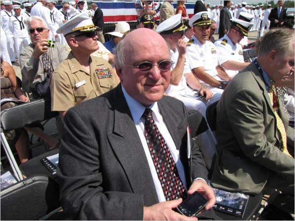 Wade Rowsell at Commissioning Ceremony, 2009