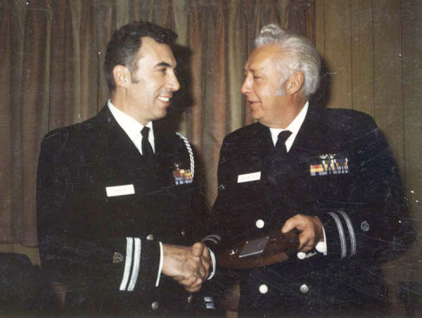 Warren Greenfield, right, n.d.