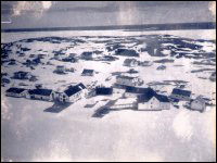 Aerial view of Battle Harbour