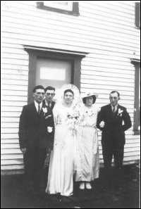 Wedding of Marshall Brown and Anita Wicks on Fair Island
